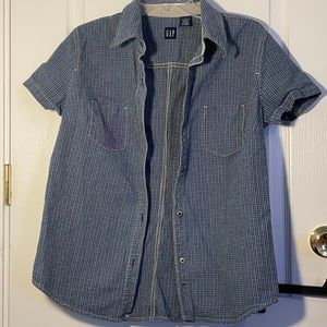 Denim button up